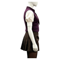 Vampirina lila Kostüm Set Vampirina Hauntley Vee Cosplay Outfit