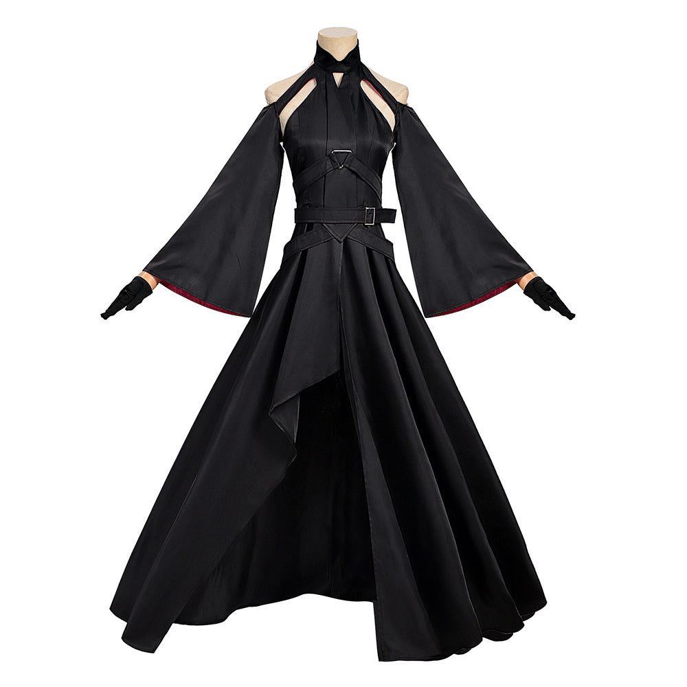 Velvet schwarz Kleid The Ribbon Hero 2026 Velvet Cosplay Outfit