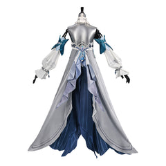 Vodyanitsa silber Kostüm Set Genshin Impact Vodyanitsa Cosplay Outfit