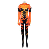Volcanikka orange Jumpsuit Invincible Volcanikka Cosplay Outfit