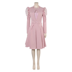 Wicekd 2024 Glinda Glinda rosa Kostüm Set Cosplay Outfits
