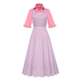 Wicked 2025 For Good Glinda Dienstmädchen rosa Cosplay Outfits