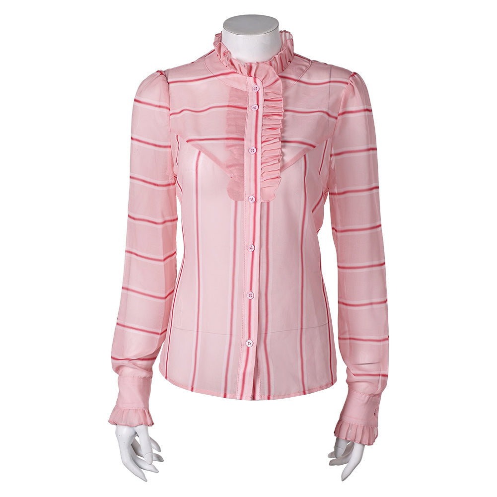 Wicked Glinda rosa Shirt Cosplay Outfits
