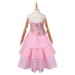 Wicked Mädchen Glinda Kostüm rosa Tutu Kleid Cosplay Outfits