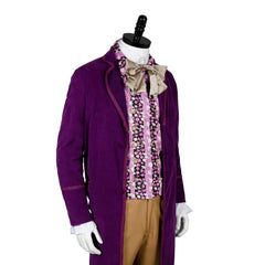 Charlie und die Schokoladenfabrik Willy Wonka Kostüm Cosplay Halloween Karneval Kostüm