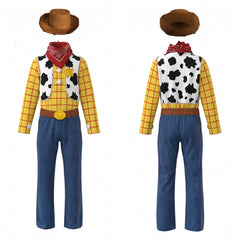 Woody gelb blau Kostüm Set Toy Story Woody Cosplay Outfit
