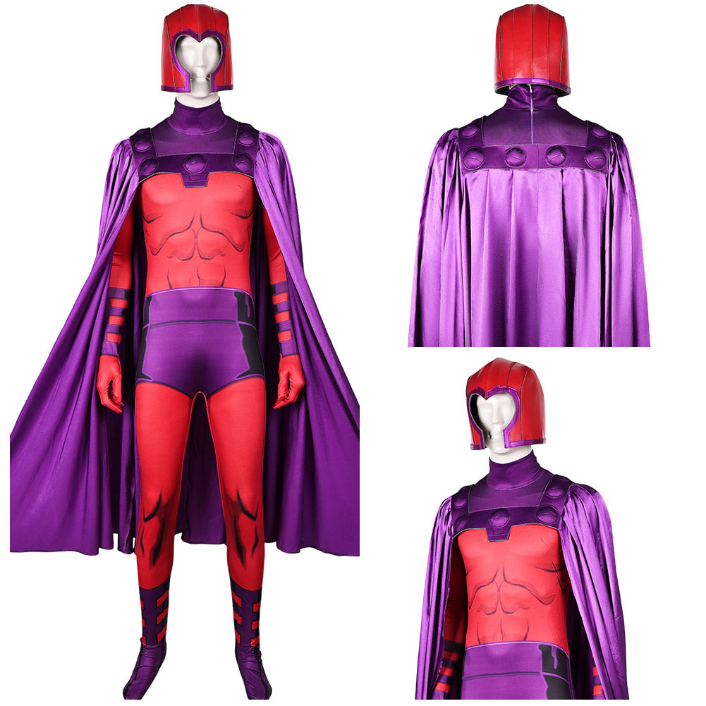 X-Men '97 Magneto rot Jumpsuit Cosplay Outfits