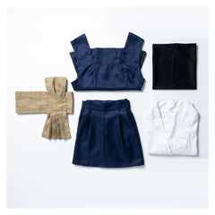 Zanka Nijiku grau Kostüm Set GACHIAKUTA Zanka Cosplay Outfit