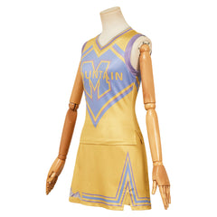 Zombies 4: Dawn of the Vampires (2025) Addison gelb Kleid Cheerleader-Uniform