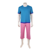 Zoro ONE PIECE blau Outfit Roronoa Zoro blau rosa Cosplay Kostüm