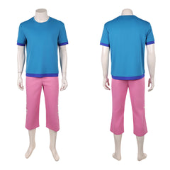 Zoro ONE PIECE blau Outfit Roronoa Zoro blau rosa Cosplay Kostüm