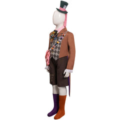 Kinder Alice in Wonderland Mad Hatter Kostüm originelle Halloween Karneval Outfits
