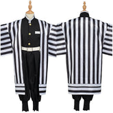 Kinder Kimono Kimetsu no Yaiba Iguro Obanai Demon Slayer Cosplay Kostüm Halloween Karneval Kostüm Set - cosplaycartde