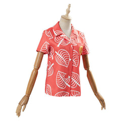 Animal Crossing Isabelle T-Shirt Oberteil Hemd Sommer T-Shirt Cosplay Kostüm - cosplaycartde