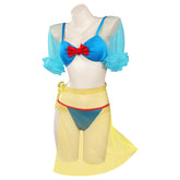 Snow White Cosplay Bademode Erwachsene Sommer 3tlg. Badeanzug