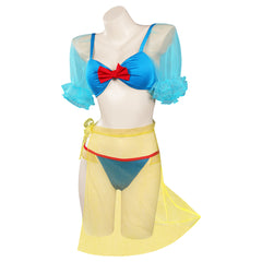 Snow White Cosplay Bademode Erwachsene Sommer 3tlg. Badeanzug