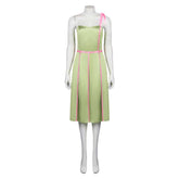 Barbie 2023 Margot Robbie Cosplay grünes Strandkleid Halloween Karneval 2tlg, originelle Kleider
