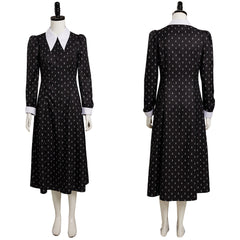 The Addams Family Tochter Cosplay Kostüm Outfits Halloween Karneval Kleid