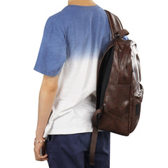 Flash Albert Desmond retro backpack Schultertasche Cosplay braune Tasche im Alltag