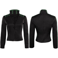 Poison Ivy Damen Cosplay schwartzer Mantel Halloween Karneval Outfits Cosplay Kostüm