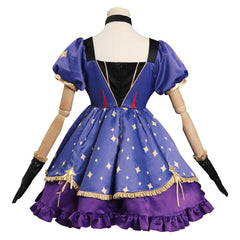 Mona Genshin Impact Hexe Kostüm Halloween Karneval Outfits