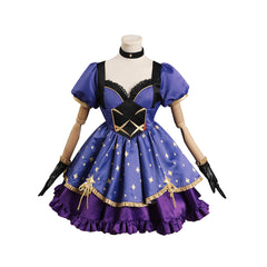 Mona Genshin Impact Hexe Kostüm Halloween Karneval Outfits