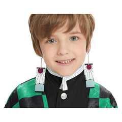 Kinder Kimono Kimetsu no Yaiba Kamado Tanjirou Cosplay Halloween Karneval Outfits