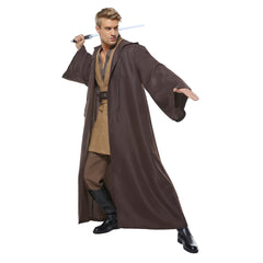 Jedi Kenobi TUNIC Cosplay Kostüm Braun