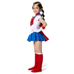 Sailor Moon Kinder Tsukino Usagi Kostüm Mädchen Halloween Karneval Kostüm