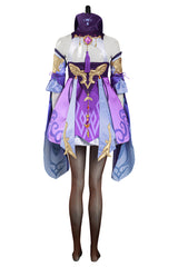 Genshin Impact Keqing Cosplay Kostüm Damen Halloween Karneval Kostüm