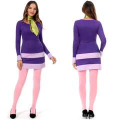 Scooby Doo Where Are You Daphne Blake Cosplay Kostüm Outfits Halloween Karneval Kleid