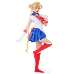 Sailor Moon Tsukino Usagi Uniform Cosplay Kostüm Halloween Karneval Kostüm