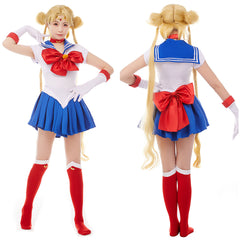 Sailor Moon Tsukino Usagi Uniform Cosplay Kostüm Halloween Karneval Kostüm