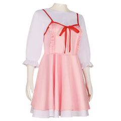 Your Lie in April Miyazono Kaori Uniform Cosplay rosa Kleid Halloween Karneval Outfits