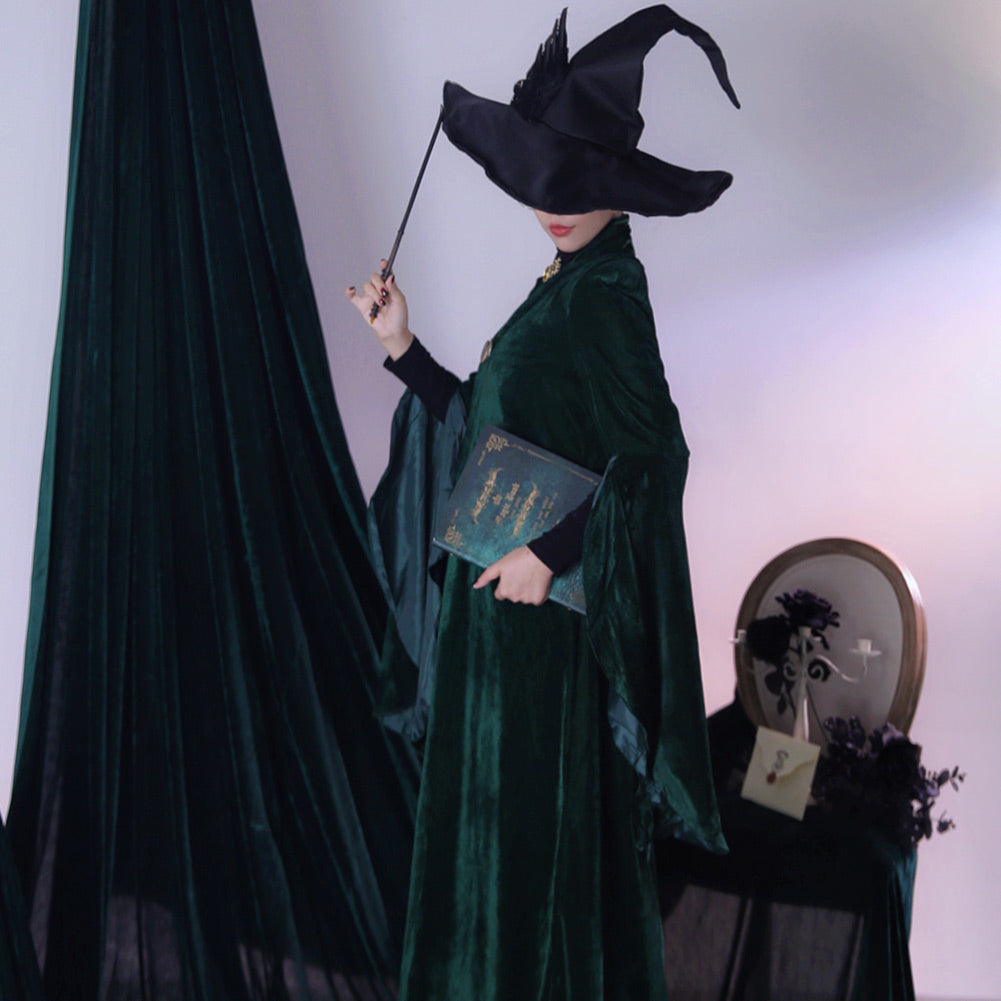 Harry Potter Gryffindor Minerva McGonagall Cosplay Kostüm Set