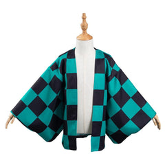 Demon Slayer Kimetsu no Yaiba Kamado Tanjirou Kinder Umhang Cosplay Kinder Kimono - cosplaycartde