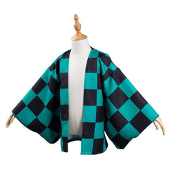 Demon Slayer Kimetsu no Yaiba Kamado Tanjirou Kinder Umhang Cosplay Kinder Kimono - cosplaycartde