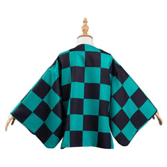 Demon Slayer Kimetsu no Yaiba Kamado Tanjirou Kinder Umhang Cosplay Kinder Kimono - cosplaycartde