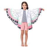 Kinder Umhang Demon Slayer Kimetsu no Yaiba Kochou Shinobu Umhang Cosplay