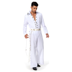 Elvis 2022 Elvis Aron Presley Cosplay Kostüm Outfits Halloween Karneval Anzug