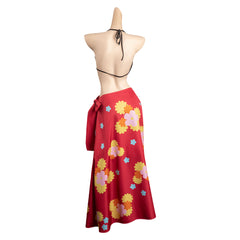 Nami Bademode One Piece Nami rot Sommer 3tlg. Badeanzug