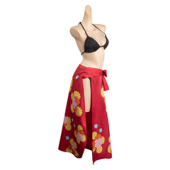 Nami Bademode One Piece Nami rot Sommer 3tlg. Badeanzug