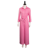 2023 Barbie, Margot Robbie Barbie Damen rosa Jumpsuit Cosplay Kostüm Alltagskleidung