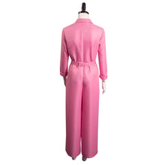 2023 Barbie, Margot Robbie Barbie Damen rosa Jumpsuit Cosplay Kostüm Alltagskleidung