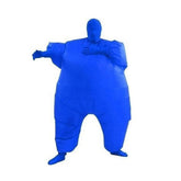 Erwachsene Fatsuit Inflatable Kostuem Jumpsuit Blau