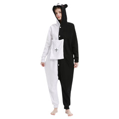 Danganronpa Monokuma Schlafanzug Pajama Erwachsene Sleepwear Pyjamas für Alltag