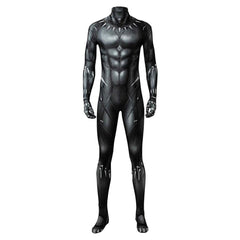Marvel 2018 Black Panther T'Challa Junpsuit Full Set Cosplay Kostüm - cosplaycartde