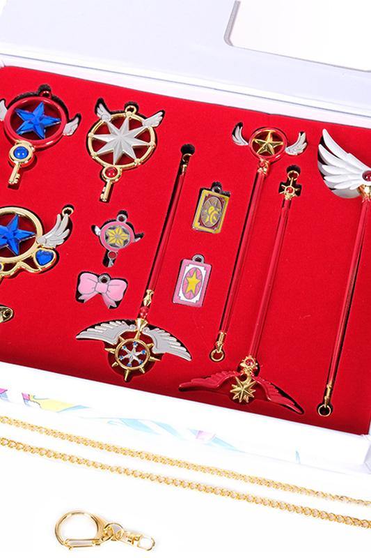 Cardcaptor Sakura: Clear Card Sakura Schlüsselanhänger Anstecknadel Cosplay Requisite - cosplaycartde