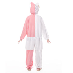 Danganronpa Dangan Ronpa Monokuma und Monomi rosa Schlafanzug Cosplay Jumpsuit Pajamas für Erwachsene