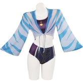 Damen Ahsoka Tano Bademode Originelle Design Badeanzug Erwachsene Ver.